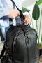 Women's 9 Compartment Large Size Backpack Washable Bag Jp4040tm Black - 5