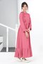 Young Girl Aerobin Linen Fabric Long Length Hijab Dress 11 years-12 years-13 years-14 years-15 years - 7