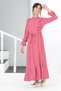 Young Girl Aerobin Linen Fabric Long Length Hijab Dress 11 years-12 years-13 years-14 years-15 years