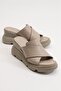 7673 Gray Women's Slippers - 6