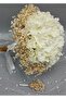 BRIDE'S HAND FLOWER WHITE TULIP PEONY MAGNOLIA ORNAMENT AND GALA FLOWER - 3