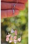New Season Stylish Rose Quartz Stone Natural Stone Earrings