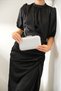 Silver Kumsim Women's Evening Dress Portfolio Bag