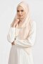 Crepe Chiffon Shawl Salmon 210x 75 Flr241433 - 3