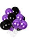 Wednesday Metallic Black Balloon - 10 Pieces - 3