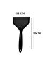 Heat Resistant Wide Mouth Spatula 25 cm x 12 cm Black Color - 4
