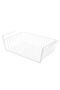 2 Pieces Stainless Metal Kangaroo Under Shelf Basket [White] Shelf Steel Basket Hanging Shelf Organizer Basket - 7