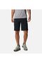Men's Black Shorts - Plain Model, Regular Waist, Woven Fabric1883371-010