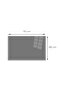 Glass Door Mat | Non-Slip Glass Mat | Charcoal grey Glass | 45cm x 70cm - 3