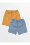 LCW baby Elastic Waist Basic Baby Boy Shorts 2-Piece