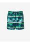 Lcw Kids Green Printed Boys' Swim Shorts with Elastic Waistband (S4)