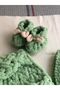 Alize Puffy baby vest booties Set - 4