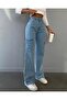 Children's Light Blue Cargo Pants Girls (Mom & Daughter Combinable) Item Length: 110cm - 6