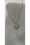 Gold White Heart Steel Necklace - 5