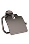 Essentials Toilet - حامل ورق جرافيت صلب مع غطاء - 40367a01 - 2