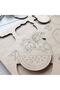 Montessori Paintable 3 Piece Puzzle Set Animals Fruits And Vegetables Natural Wood - 7