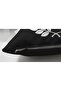 Double Sided Black and White Wreathed Letter G Modern Suede Pillow Throw Pillow Cover - 3