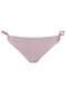 Women's Pink Basic Tie Detailed Bikini Bottom V8542AZ21HS