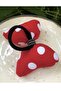 Large Size Red Buckle Dotted Bow Rubber Buckle - 2