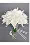 BRIDE'S HAND FLOWER WHITE TULIP PEONY MAGNOLIA ORNAMENT AND GALA FLOWER - 3