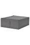 Dark Grey Storage Box - 44X55X19 cm Skubb