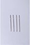 Blunt Head Hand Waxed Thread Sewing Needle, Saddlery Needle, Leather Sewing Needle 1mmx4.8cm Size 3 4 Pieces - 2