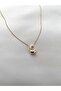 Women's Asymmetrical Letter Necklace, Letter C Necklace - 5