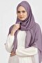 شال كريب شيفون أرجواني 210x 75 Flr241433 - 3
