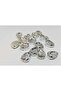 13x18(1.8cm) Cased Strut Drop Glass Stone White (20 Pieces) - 3