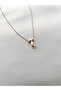 Women's Asymmetrical Letter Necklace, Letter t Necklace - 5