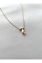 Women's Asymmetrical Letter Necklace, Letter t Necklace - 4
