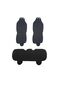 Thai Feather Cushion Set 5 Pieces Front Two Seat Seats and Backrest - Back Seat Not Sweaty - 2