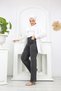 Women's High Waist Wide Leg Loose, Lycra Baggy Palazzo Jeans - 3