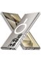 Magnetic case, compatible with samsung s24 ultra, compatible with magsafe, shockproof military grade - 5