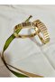 Embroidered Baguette Model Steel Handcuff Bracelet - 2