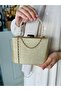 Diamond Crystal Stone Evening Dress Bag with 2 Straps - 6