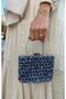 Diamond Crystal Stone Evening Dress Bag with 2 Straps