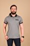 Men's Mercerized Fleto Pocket Collar Detailed Kagi T-shirt - 5