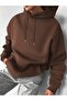Plus Size Hooded Relaxed Fit Sweatshirt