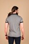 Men's Mercerized Fleto Pocket Collar Detailed Kagi T-shirt - 6
