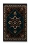 Green Antique Design Series Beige Detailed Patterned Vintage Decorative Carpet Antik26 - 3