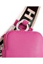 Fuchsia Shoulder Bag with Women Brand Embossed Adjustable Strap50513112-652 - 5