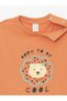 LCW baby Crew Neck Printed Baby Boy T-Shirt and Shorts 2-Piece Set lcw - 4