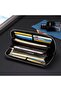 Milano Genuine Leather Italian Made Handmade Zippered Long Men's Wallet - Long Men's Card Holder - 3