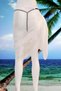 Medium Length Black Pareo - Summer Swimsuit Top, Mesh 66051B - 8