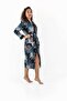 Women's Woven Long Dressing Gown (with Large Size Option) - 5