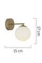 Elvin Antique Painted Set of 2 Sconces Wall Lamp for Bedroom-Bed Head,Cafe,Restaurant - 2