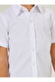 Solid Short Sleeve Button Down Shirt - 3