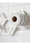 White Toilet Paper Holder, Toilet Paper Rack - 3