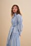 Pearl Button Drawstring Dress - 5